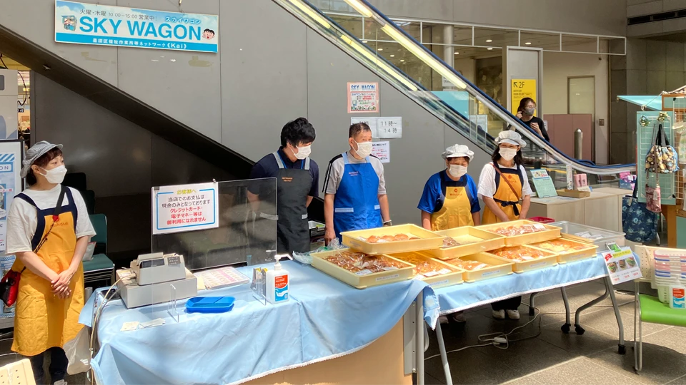 自主生産品の施設外販売1